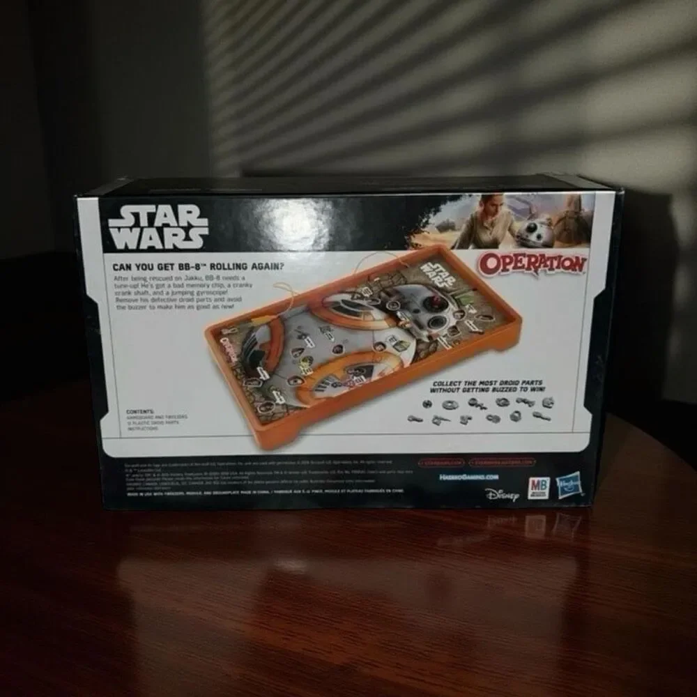 Star Wars Operation Disney Hasbro Help Repair BB-8 Watch Out for the Buzzer Game